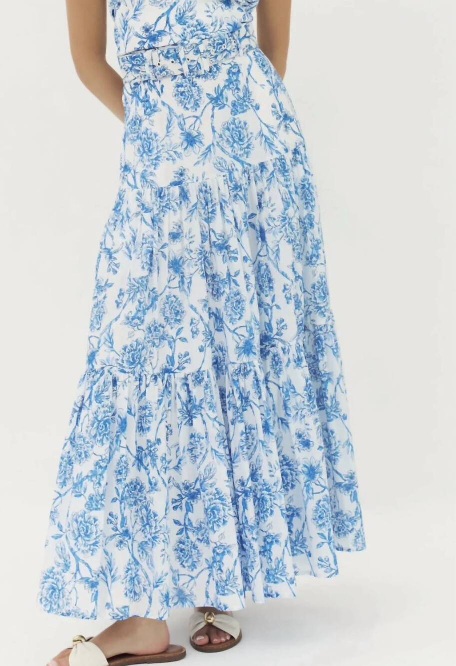 NEW HUTCH teigan skirt in blue